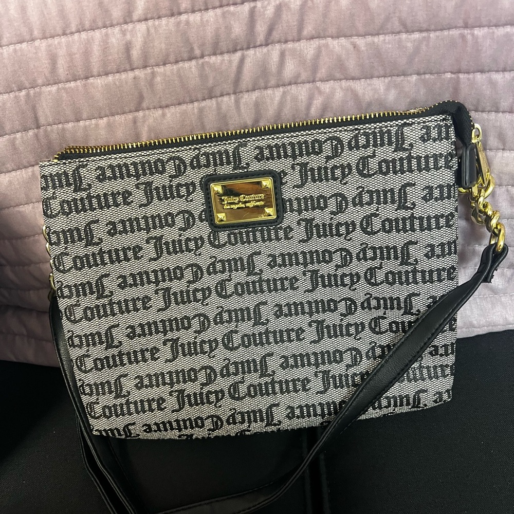 Juicy Couture Black and White Women's Bag